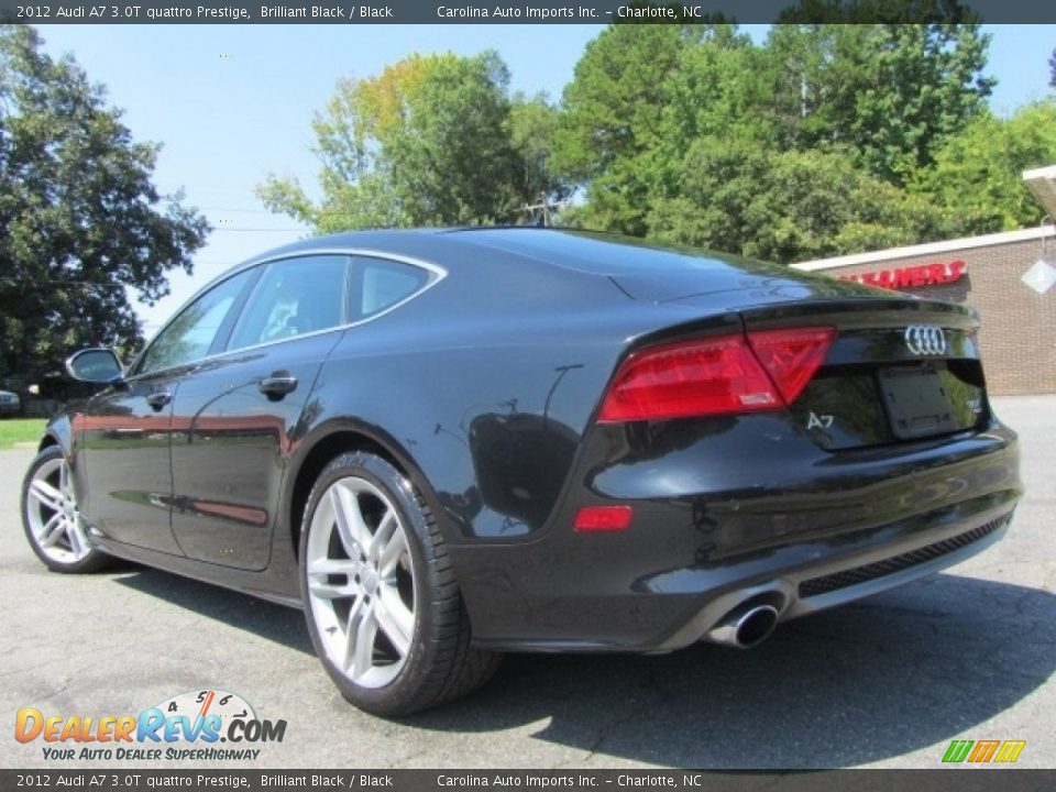 2012 Audi A7 3.0T quattro Prestige Brilliant Black / Black Photo #8
