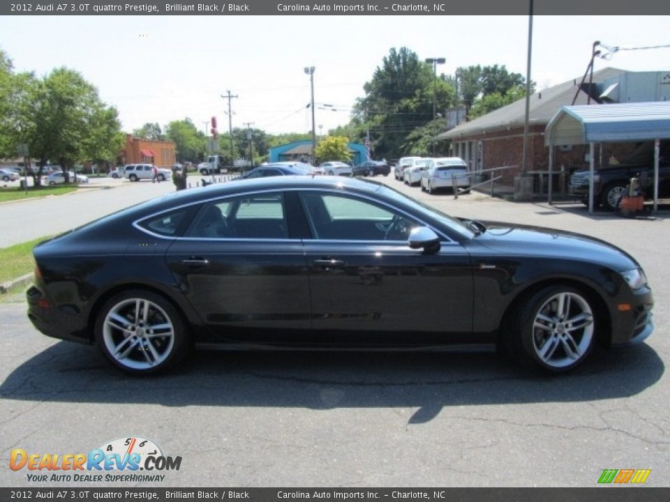 2012 Audi A7 3.0T quattro Prestige Brilliant Black / Black Photo #11