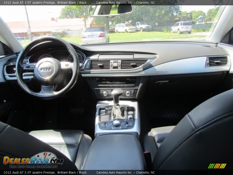 2012 Audi A7 3.0T quattro Prestige Brilliant Black / Black Photo #13