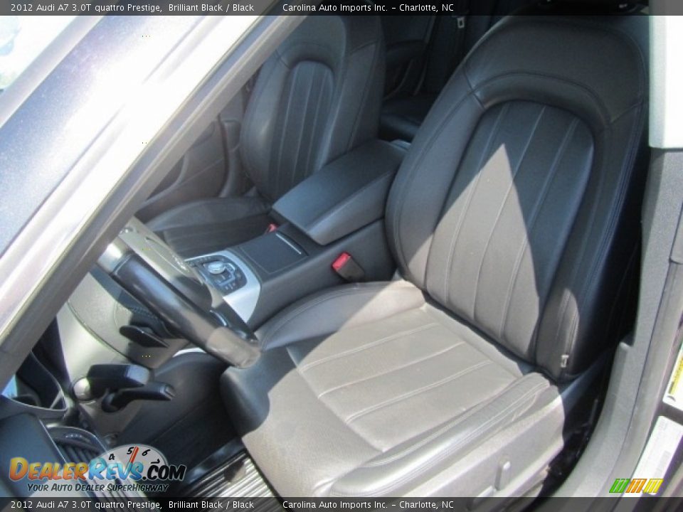 2012 Audi A7 3.0T quattro Prestige Brilliant Black / Black Photo #18