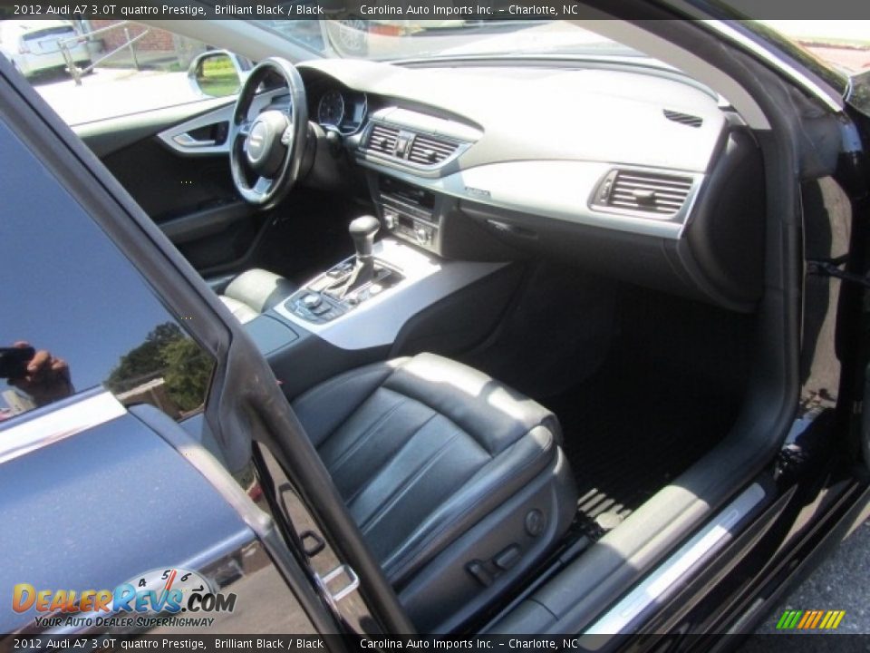 2012 Audi A7 3.0T quattro Prestige Brilliant Black / Black Photo #21