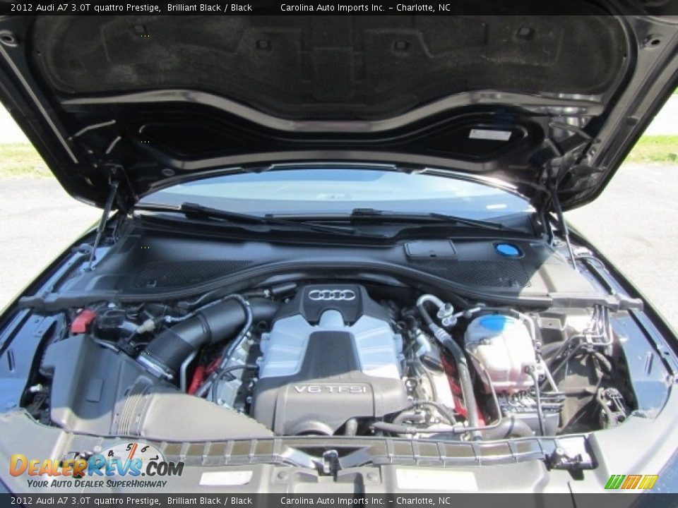 2012 Audi A7 3.0T quattro Prestige Brilliant Black / Black Photo #25