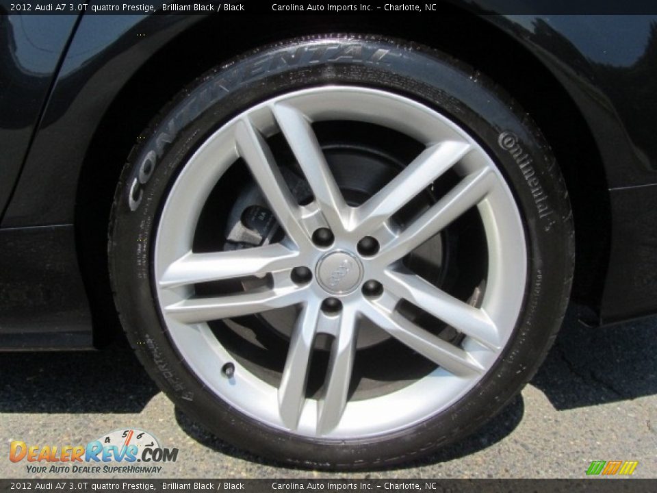 2012 Audi A7 3.0T quattro Prestige Brilliant Black / Black Photo #26