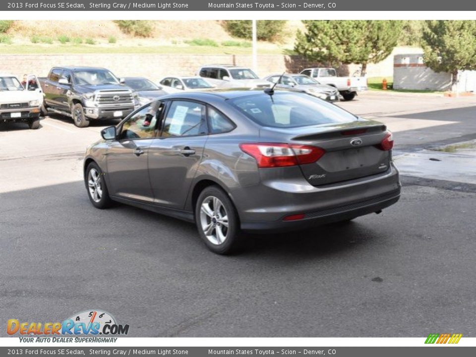 2013 Ford Focus SE Sedan Sterling Gray / Medium Light Stone Photo #4