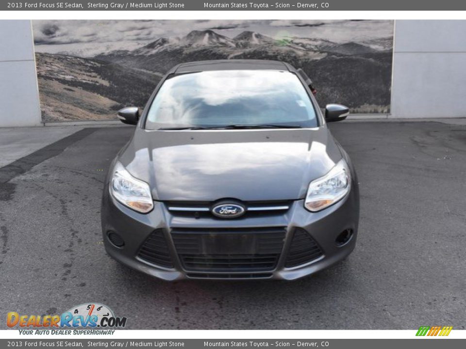 2013 Ford Focus SE Sedan Sterling Gray / Medium Light Stone Photo #8