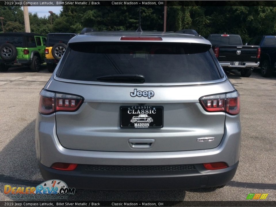 2019 Jeep Compass Latitude Billet Silver Metallic / Black Photo #8
