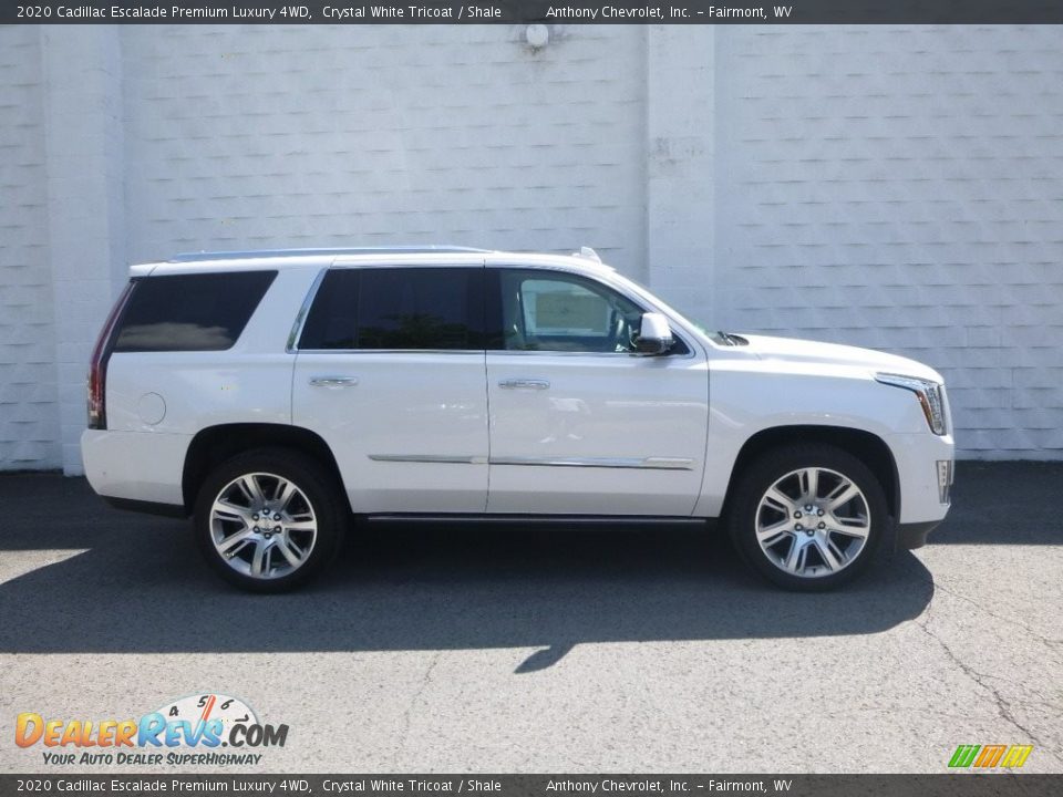 Crystal White Tricoat 2020 Cadillac Escalade Premium Luxury 4WD Photo #3