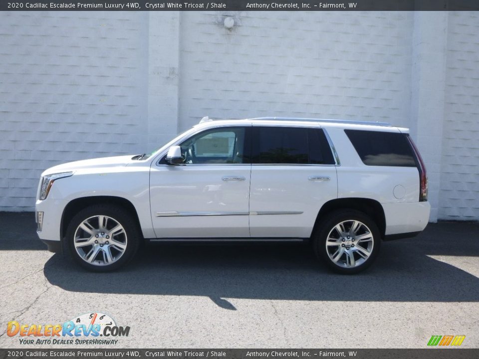 Crystal White Tricoat 2020 Cadillac Escalade Premium Luxury 4WD Photo #4