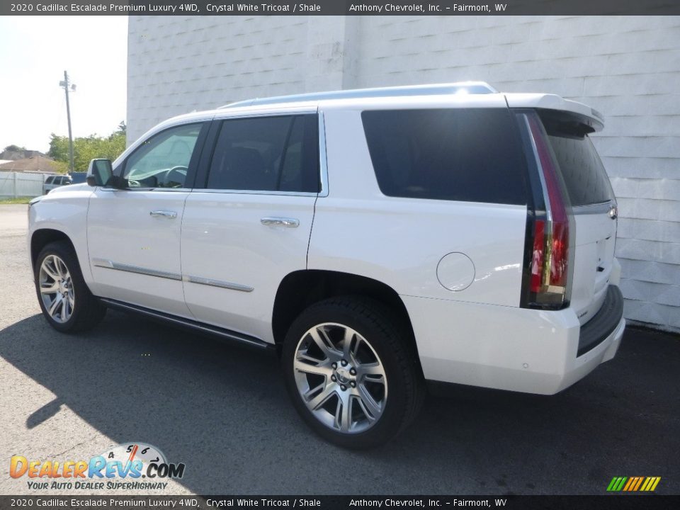 2020 Cadillac Escalade Premium Luxury 4WD Crystal White Tricoat / Shale Photo #6