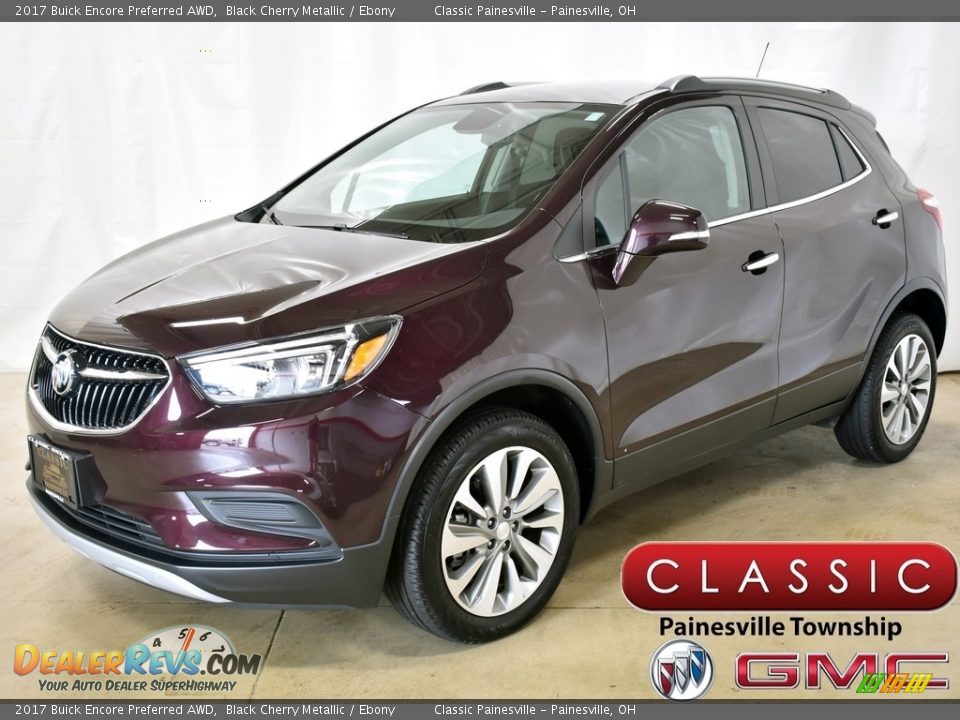 2017 Buick Encore Preferred AWD Black Cherry Metallic / Ebony Photo #1