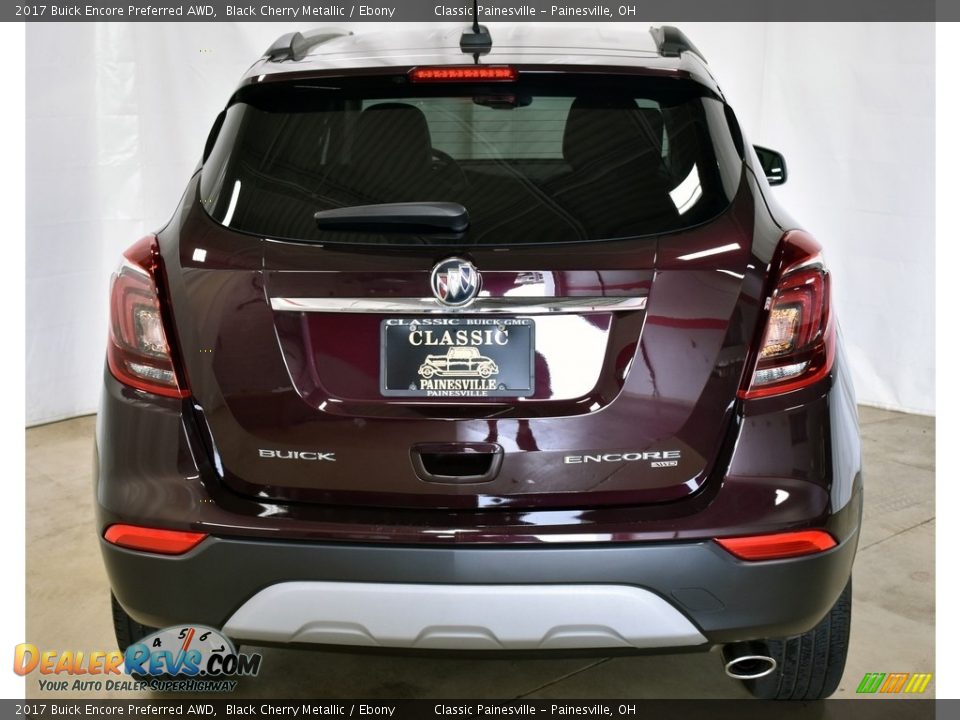 2017 Buick Encore Preferred AWD Black Cherry Metallic / Ebony Photo #3