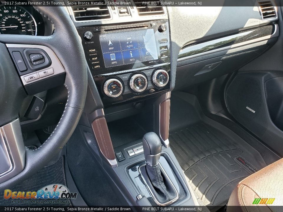 2017 Subaru Forester 2.5i Touring Sepia Bronze Metallic / Saddle Brown Photo #4