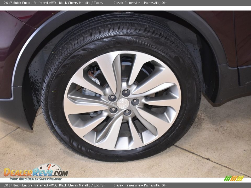 2017 Buick Encore Preferred AWD Black Cherry Metallic / Ebony Photo #5