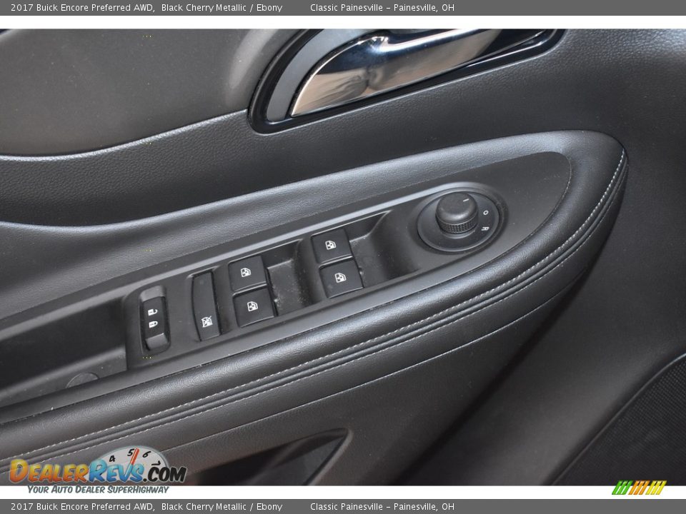 2017 Buick Encore Preferred AWD Black Cherry Metallic / Ebony Photo #9