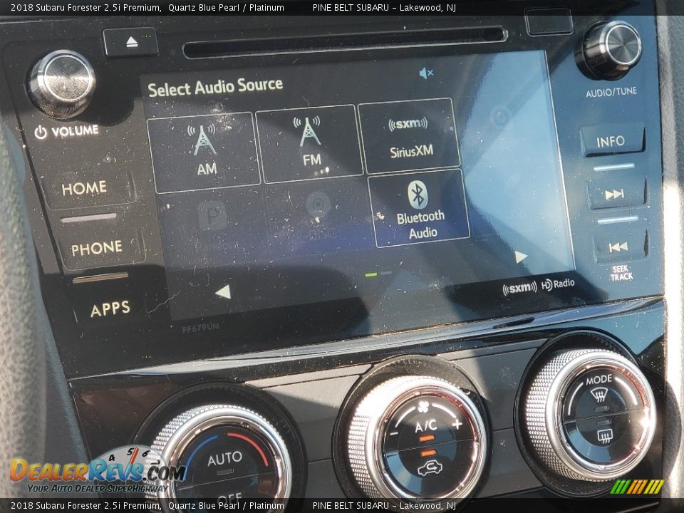 2018 Subaru Forester 2.5i Premium Quartz Blue Pearl / Platinum Photo #4