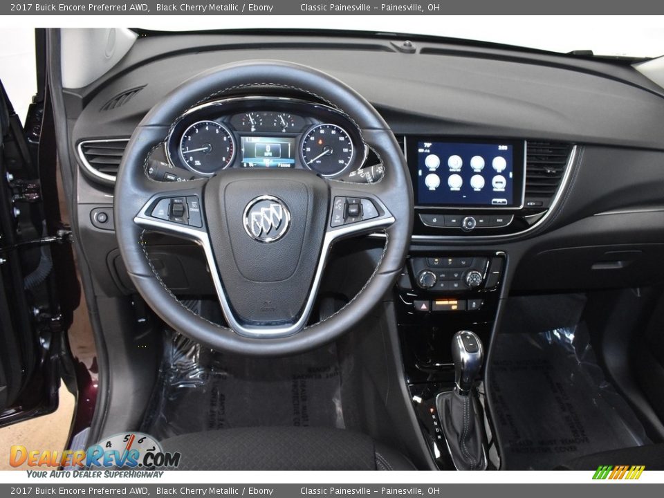 2017 Buick Encore Preferred AWD Black Cherry Metallic / Ebony Photo #11
