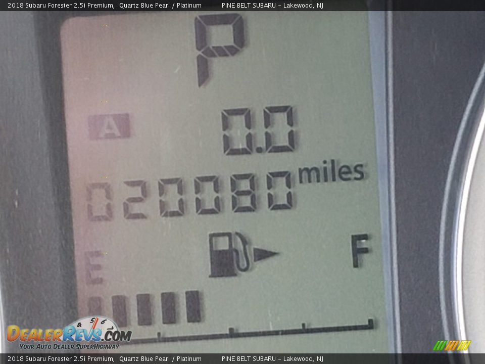 2018 Subaru Forester 2.5i Premium Quartz Blue Pearl / Platinum Photo #5
