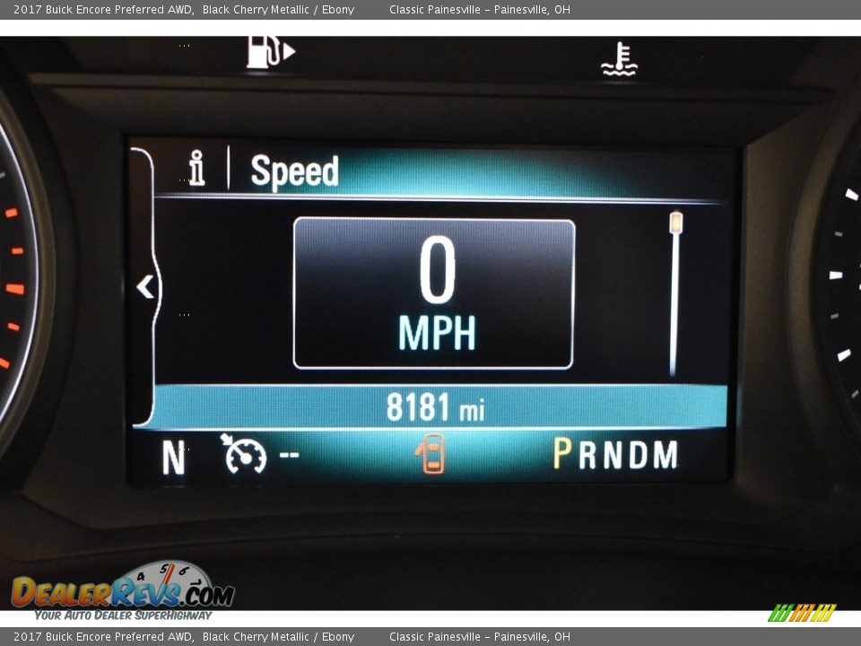 2017 Buick Encore Preferred AWD Black Cherry Metallic / Ebony Photo #14