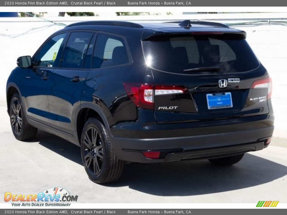 2020 Honda Pilot Black Edition AWD Crystal Black Pearl / Black Photo #2