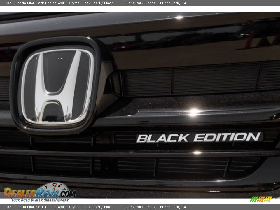 2020 Honda Pilot Black Edition AWD Crystal Black Pearl / Black Photo #4