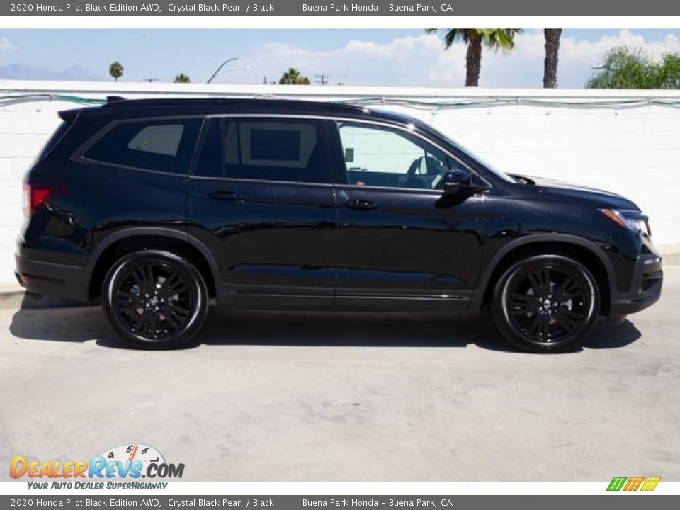 2020 Honda Pilot Black Edition AWD Crystal Black Pearl / Black Photo #9