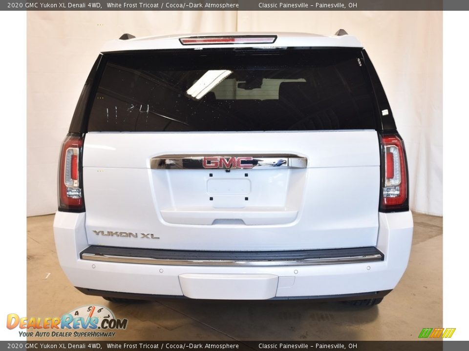 2020 GMC Yukon XL Denali 4WD White Frost Tricoat / Cocoa/­Dark Atmosphere Photo #3
