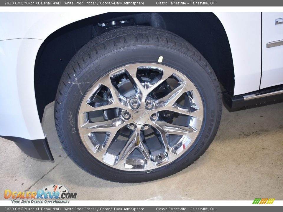 2020 GMC Yukon XL Denali 4WD White Frost Tricoat / Cocoa/­Dark Atmosphere Photo #5