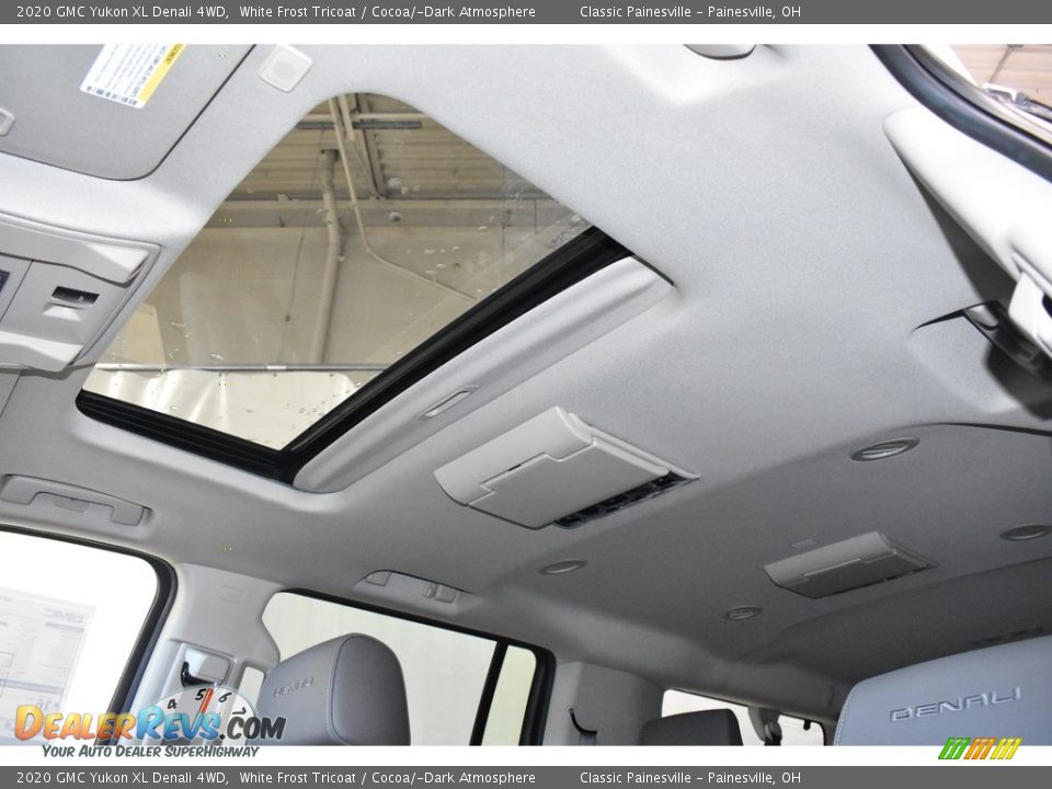 2020 GMC Yukon XL Denali 4WD White Frost Tricoat / Cocoa/­Dark Atmosphere Photo #6
