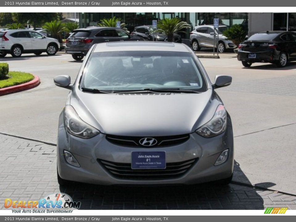 2013 Hyundai Elantra Limited Desert Bronze / Gray Photo #2