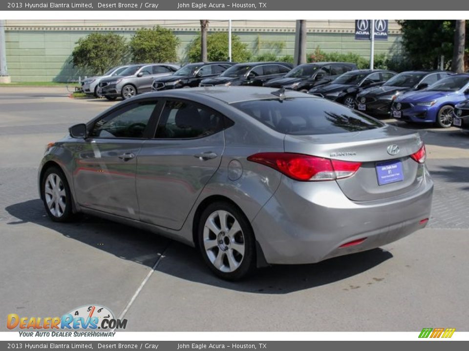 2013 Hyundai Elantra Limited Desert Bronze / Gray Photo #5