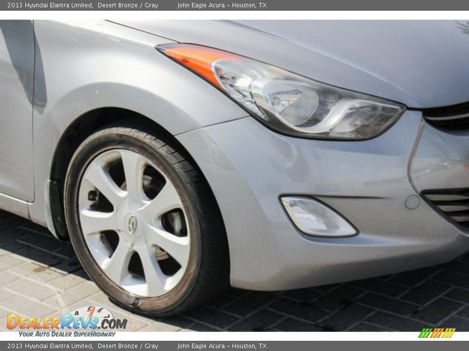 2013 Hyundai Elantra Limited Desert Bronze / Gray Photo #9