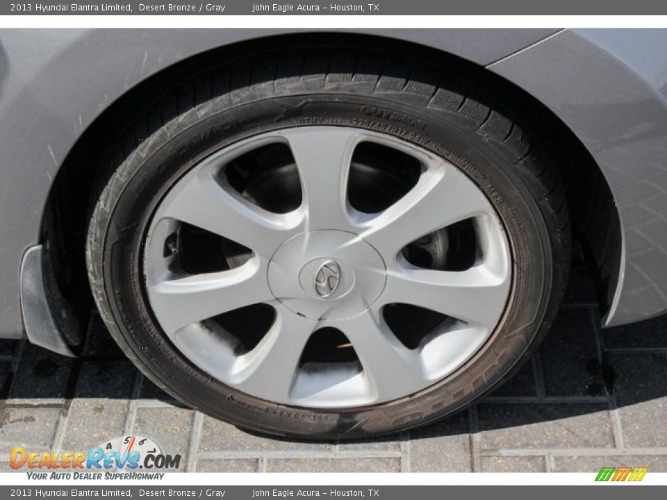 2013 Hyundai Elantra Limited Desert Bronze / Gray Photo #10