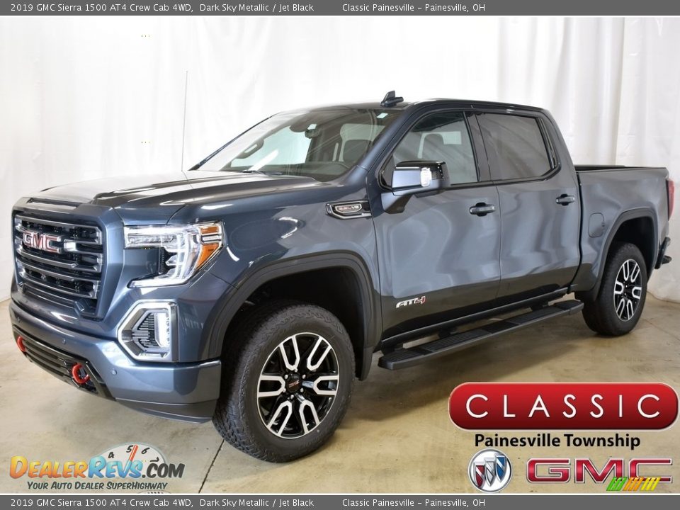 2019 GMC Sierra 1500 AT4 Crew Cab 4WD Dark Sky Metallic / Jet Black Photo #1