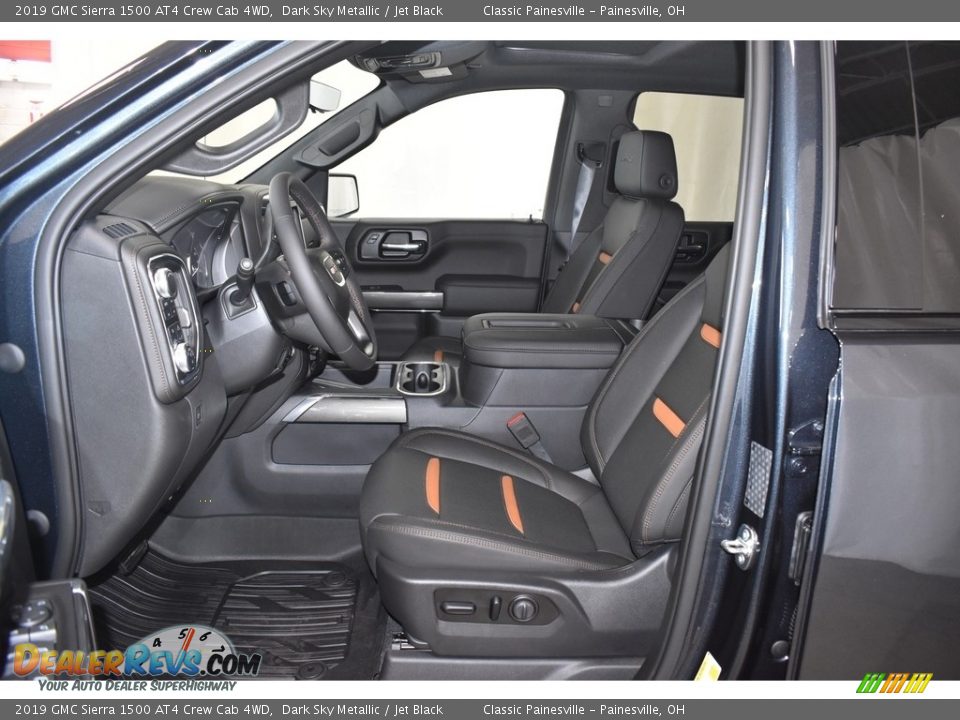 Front Seat of 2019 GMC Sierra 1500 AT4 Crew Cab 4WD Photo #7