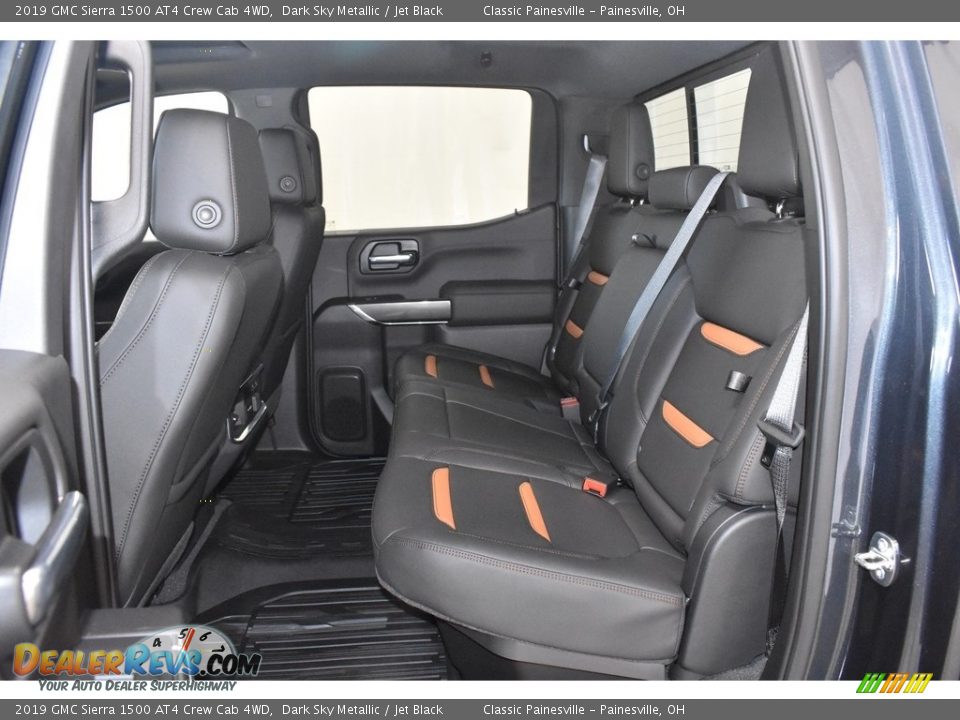 Rear Seat of 2019 GMC Sierra 1500 AT4 Crew Cab 4WD Photo #8