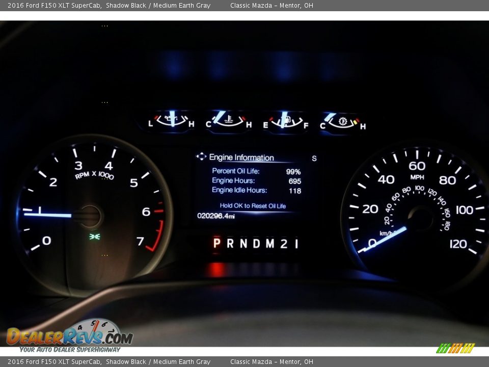 2016 Ford F150 XLT SuperCab Shadow Black / Medium Earth Gray Photo #9