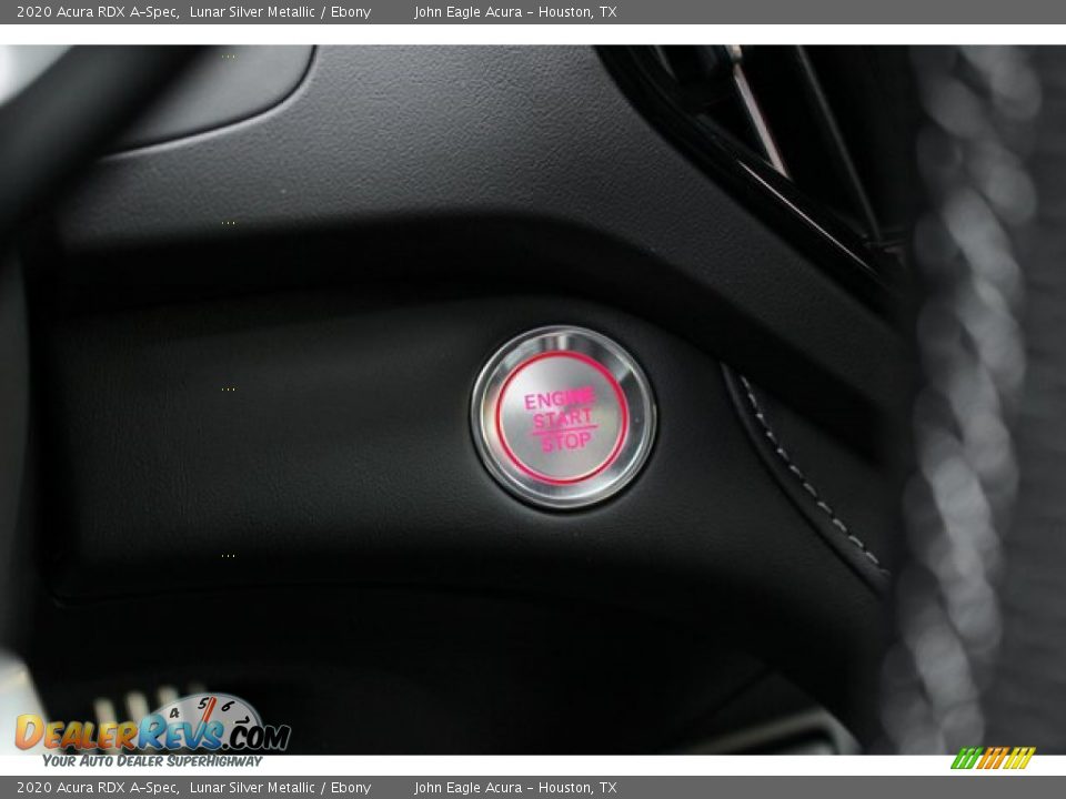 2020 Acura RDX A-Spec Lunar Silver Metallic / Ebony Photo #33