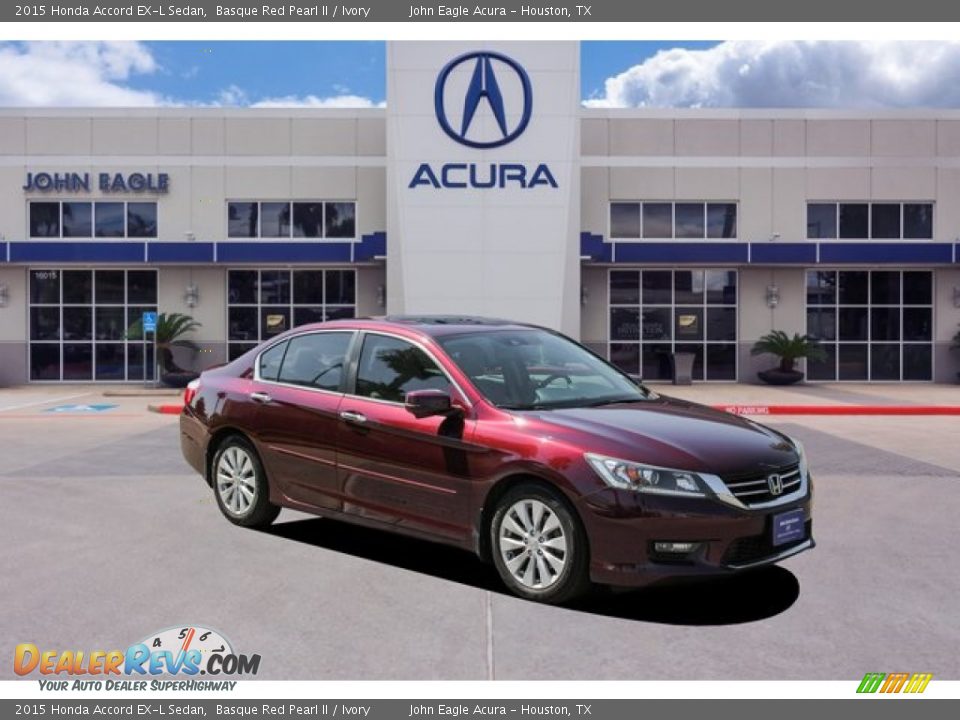 2015 Honda Accord EX-L Sedan Basque Red Pearl II / Ivory Photo #1