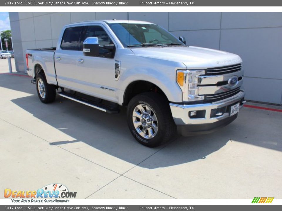 2017 Ford F350 Super Duty Lariat Crew Cab 4x4 Shadow Black / Black Photo #2