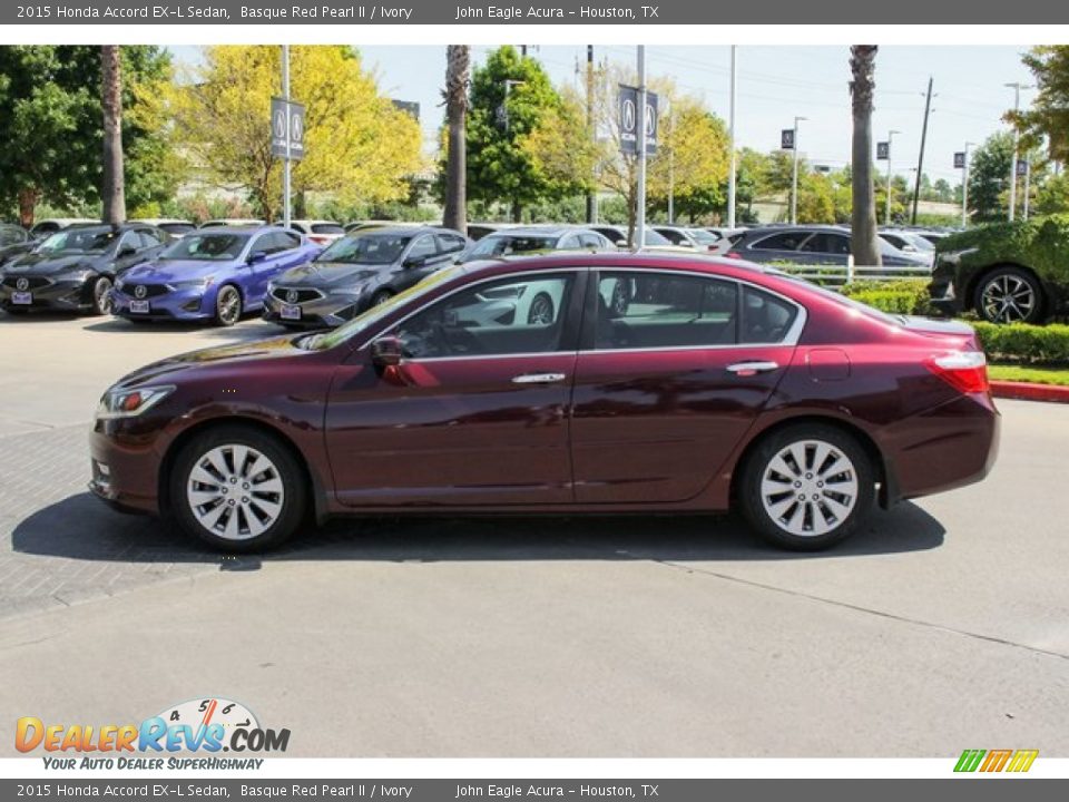 2015 Honda Accord EX-L Sedan Basque Red Pearl II / Ivory Photo #4