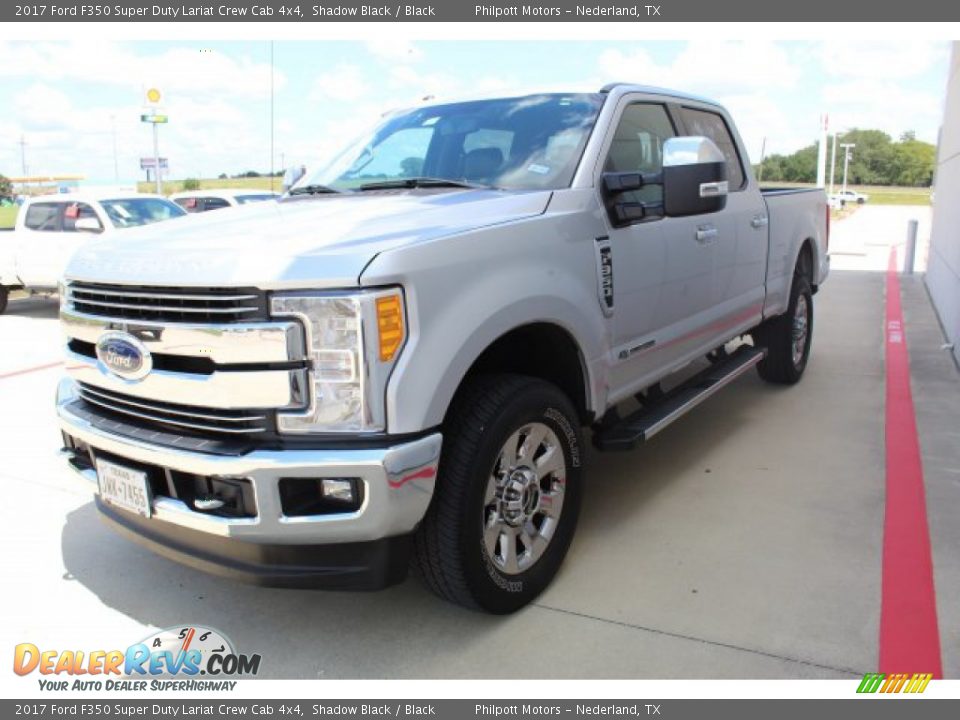 2017 Ford F350 Super Duty Lariat Crew Cab 4x4 Shadow Black / Black Photo #4