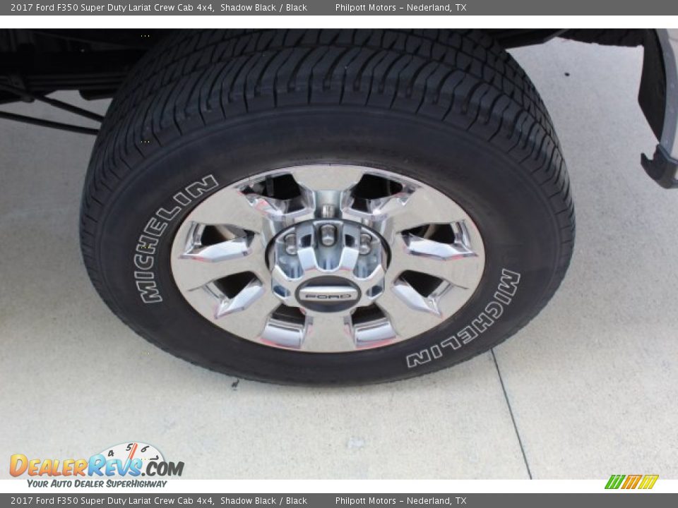 2017 Ford F350 Super Duty Lariat Crew Cab 4x4 Shadow Black / Black Photo #6