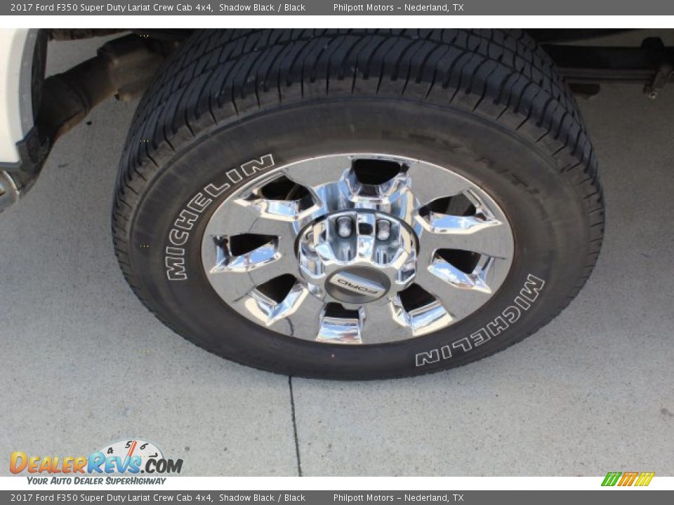 2017 Ford F350 Super Duty Lariat Crew Cab 4x4 Shadow Black / Black Photo #7