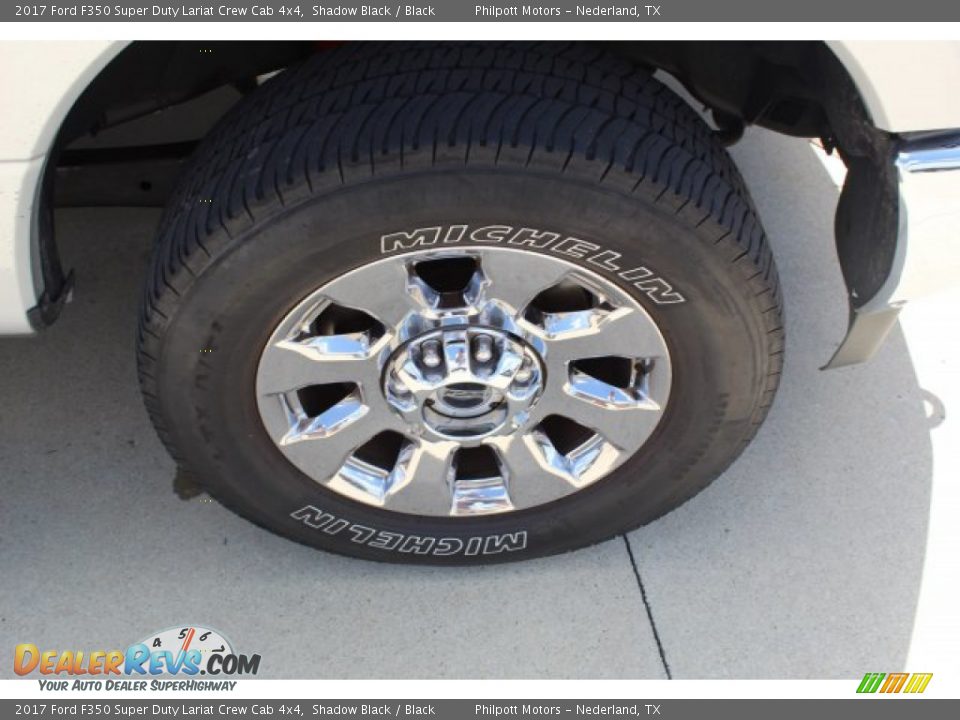 2017 Ford F350 Super Duty Lariat Crew Cab 4x4 Shadow Black / Black Photo #8