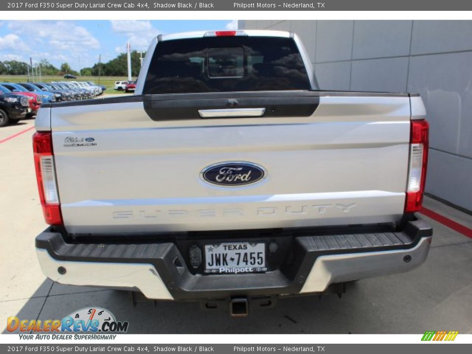 2017 Ford F350 Super Duty Lariat Crew Cab 4x4 Shadow Black / Black Photo #11