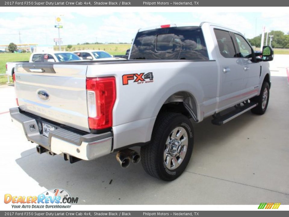 2017 Ford F350 Super Duty Lariat Crew Cab 4x4 Shadow Black / Black Photo #12