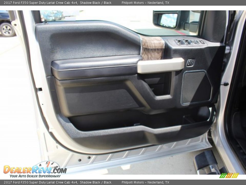 2017 Ford F350 Super Duty Lariat Crew Cab 4x4 Shadow Black / Black Photo #13