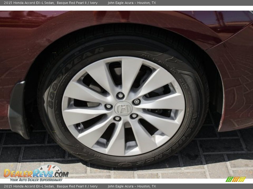 2015 Honda Accord EX-L Sedan Basque Red Pearl II / Ivory Photo #10
