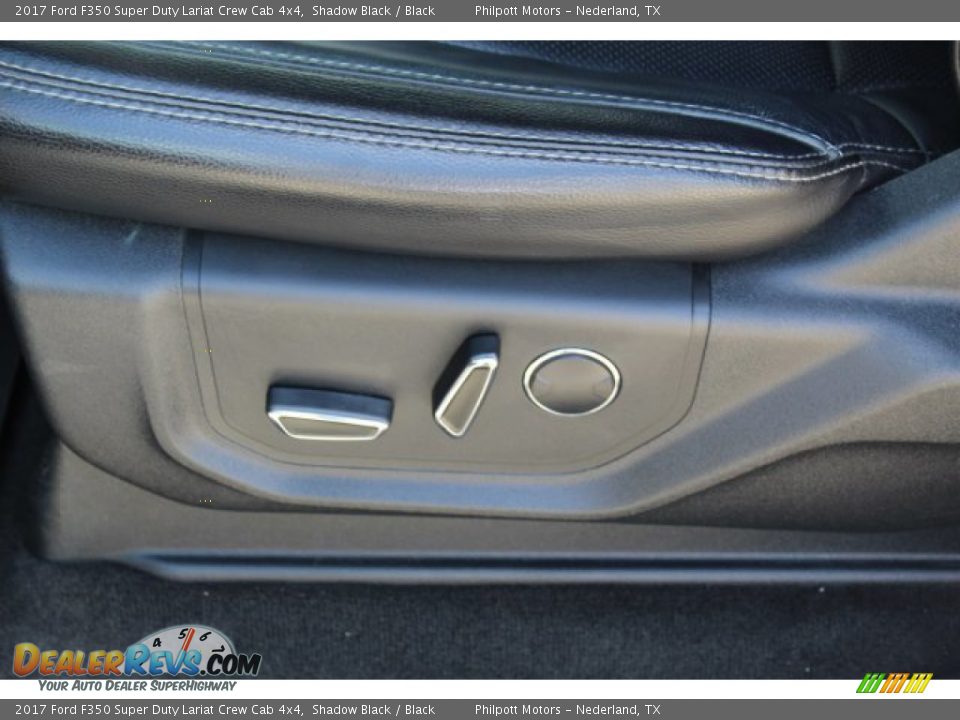 2017 Ford F350 Super Duty Lariat Crew Cab 4x4 Shadow Black / Black Photo #15