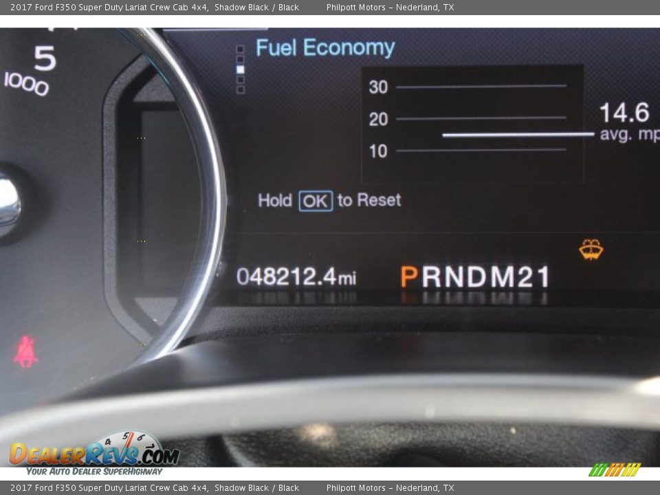2017 Ford F350 Super Duty Lariat Crew Cab 4x4 Shadow Black / Black Photo #19